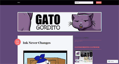 Desktop Screenshot of gatogordito.wordpress.com