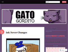 Tablet Screenshot of gatogordito.wordpress.com
