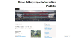 Desktop Screenshot of devonjeffreysportfolio.wordpress.com