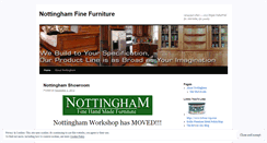 Desktop Screenshot of nottinghamfinefurniture.wordpress.com