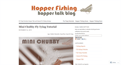 Desktop Screenshot of hopperfishing.wordpress.com