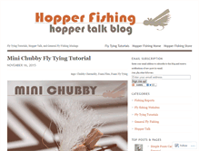 Tablet Screenshot of hopperfishing.wordpress.com