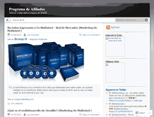 Tablet Screenshot of afiliadoluisg.wordpress.com
