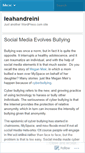 Mobile Screenshot of leahandreini.wordpress.com
