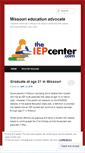 Mobile Screenshot of missourieducationadvocate.wordpress.com