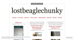 Desktop Screenshot of lostbeaglechunky.wordpress.com