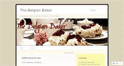Desktop Screenshot of belgianbaker.wordpress.com