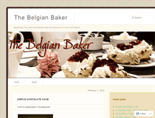 Tablet Screenshot of belgianbaker.wordpress.com