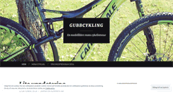 Desktop Screenshot of gubbcykling.wordpress.com