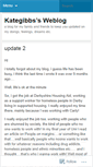 Mobile Screenshot of kategibbs.wordpress.com