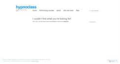 Desktop Screenshot of hypnoclass.wordpress.com