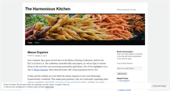 Desktop Screenshot of harmoniouskitchen.wordpress.com