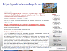 Tablet Screenshot of partidodemarchiquita.wordpress.com