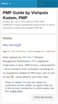 Mobile Screenshot of pmpguide.wordpress.com