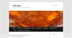 Desktop Screenshot of phdbility.wordpress.com