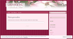 Desktop Screenshot of liefske.wordpress.com