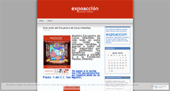 Desktop Screenshot of expoaccion.wordpress.com