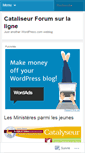 Mobile Screenshot of cataliseurforum.wordpress.com