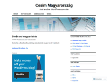 Tablet Screenshot of cesimhungary.wordpress.com