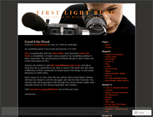 Tablet Screenshot of firstlightmoviesblog.wordpress.com