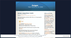 Desktop Screenshot of oxigenservices.wordpress.com