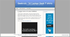 Desktop Screenshot of geekrulz.wordpress.com