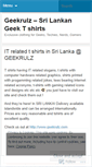 Mobile Screenshot of geekrulz.wordpress.com