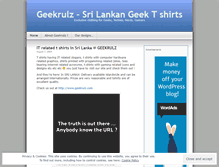 Tablet Screenshot of geekrulz.wordpress.com