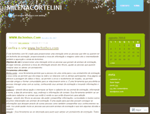 Tablet Screenshot of milenacortelini.wordpress.com