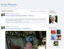 Tablet Screenshot of andyroberts.wordpress.com