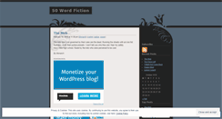 Desktop Screenshot of 50wordfiction.wordpress.com