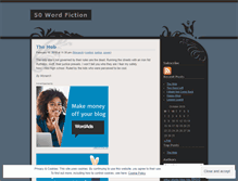 Tablet Screenshot of 50wordfiction.wordpress.com
