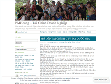 Tablet Screenshot of pmhoang.wordpress.com