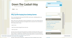 Desktop Screenshot of downthecasbahway.wordpress.com