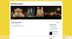 Desktop Screenshot of francesconirene.wordpress.com