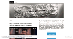 Desktop Screenshot of ifightslavery.wordpress.com