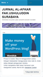 Mobile Screenshot of jurnalushuluddin.wordpress.com