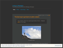 Tablet Screenshot of livinginmanagua.wordpress.com