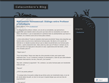 Tablet Screenshot of catacumbero.wordpress.com