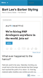 Mobile Screenshot of bartsbarbershop.wordpress.com