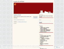 Tablet Screenshot of laguiadesantiago.wordpress.com