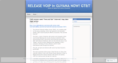 Desktop Screenshot of freegyvoip.wordpress.com