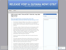 Tablet Screenshot of freegyvoip.wordpress.com