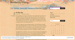 Desktop Screenshot of iamstacey.wordpress.com