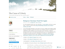 Tablet Screenshot of causeofliberty.wordpress.com