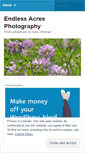 Mobile Screenshot of endlessacresphotographyblog.wordpress.com