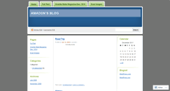 Desktop Screenshot of amadon.wordpress.com