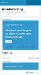 Mobile Screenshot of amadon.wordpress.com