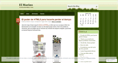 Desktop Screenshot of elmarino.wordpress.com