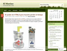 Tablet Screenshot of elmarino.wordpress.com